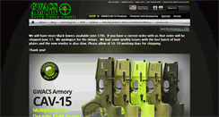 Desktop Screenshot of gwacsarmory.com