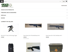 Tablet Screenshot of gwacsarmory.com